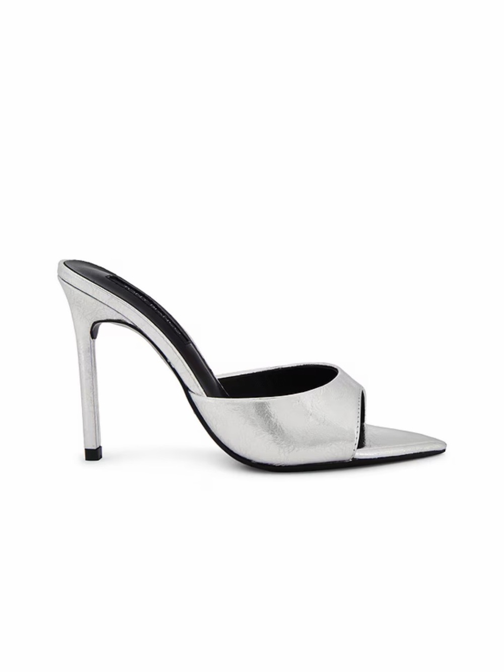 Tony Bianco Malibu Silver Vtg Metallic High Heel Slide Sandal - Size 7.5 $170MSR
